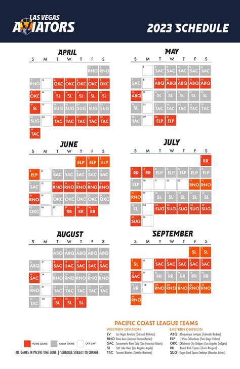 2024 las vegas aviators schedule.